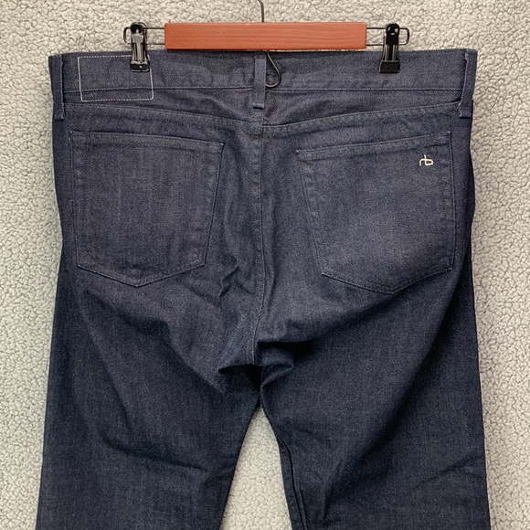 Rag & Bone‎ Fit 3 Standard Issue Jeans Men’s 36x28 Black Slim Straight Leg Denim - Picture 11 of 14
